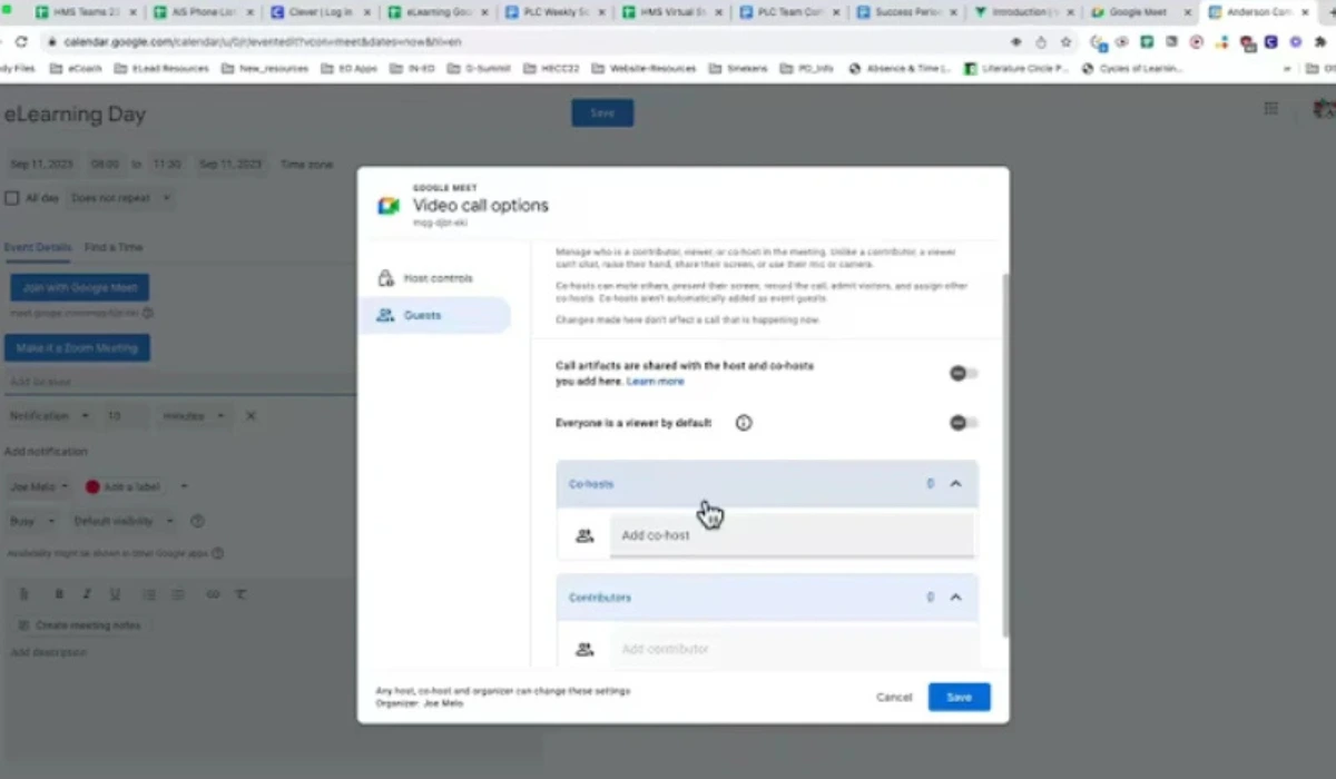 How to Change the Host in Google Meet