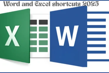 Word and Excel shortcuts 2025
