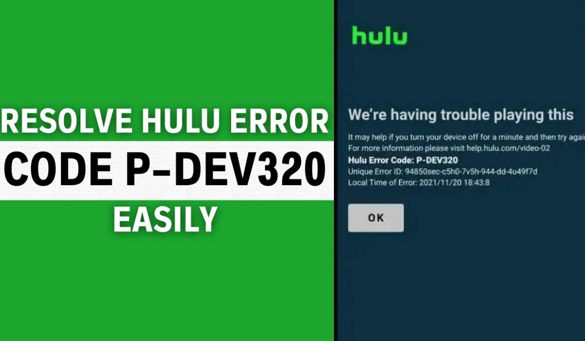 Hulu Error Code P-DEV320