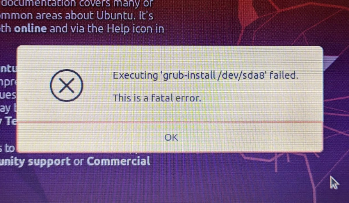 Ubuntu Install Errors
